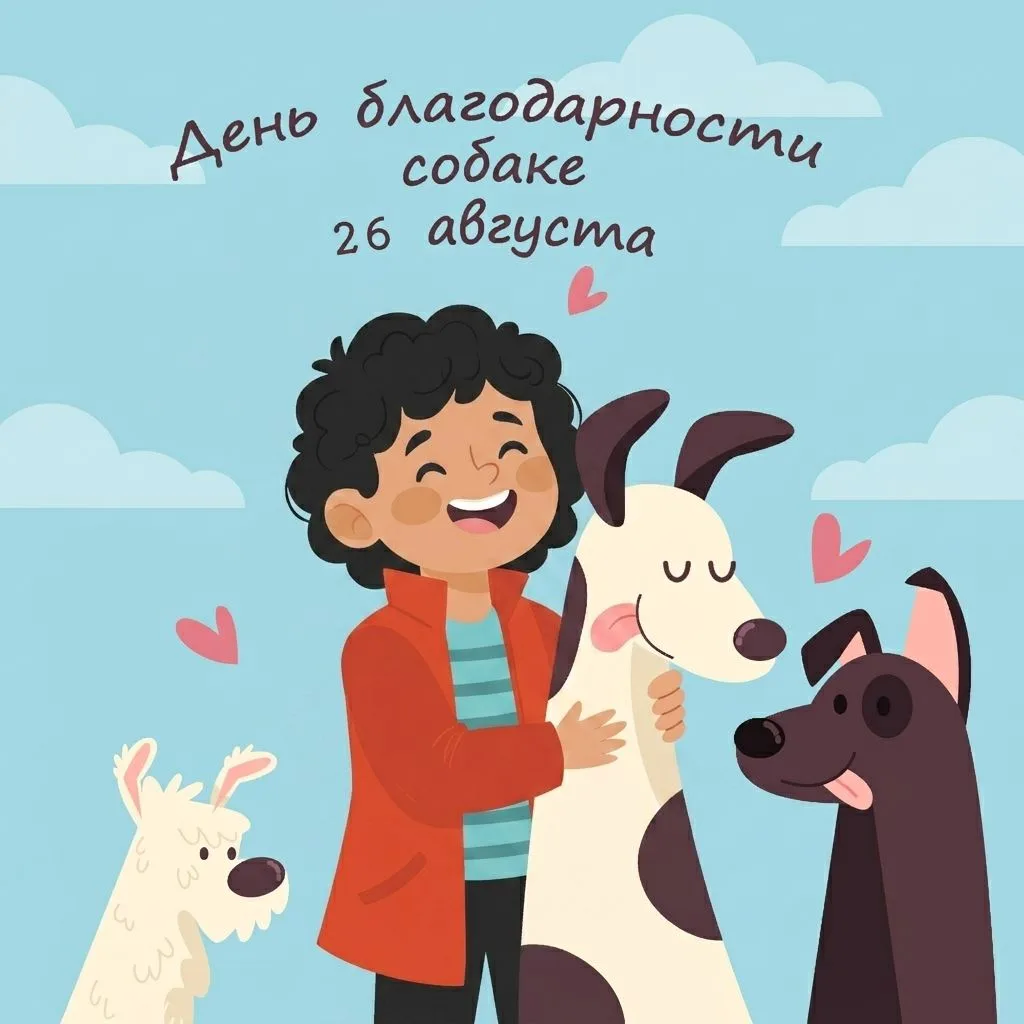 🐾 26 августа — День благодарности собаке!