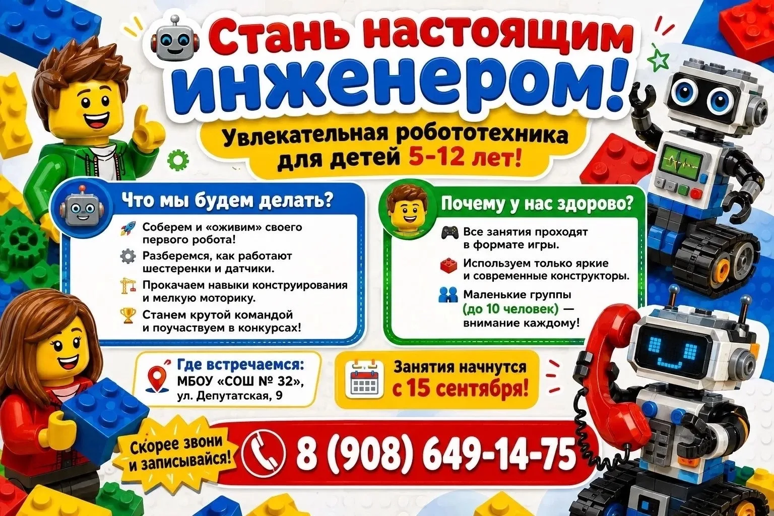🔥Стань настоящим инженером - собери своего робота!🔥