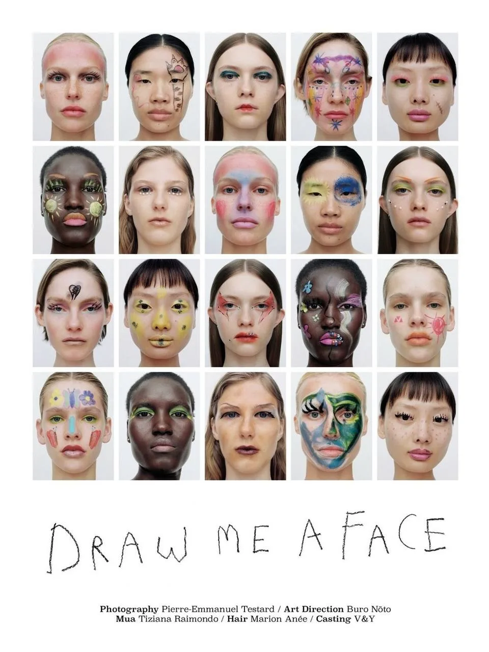 Мы в полном восторге от трогательного проекта Draw Me A Face. 

В чем суть: детям дали чистые шаблон