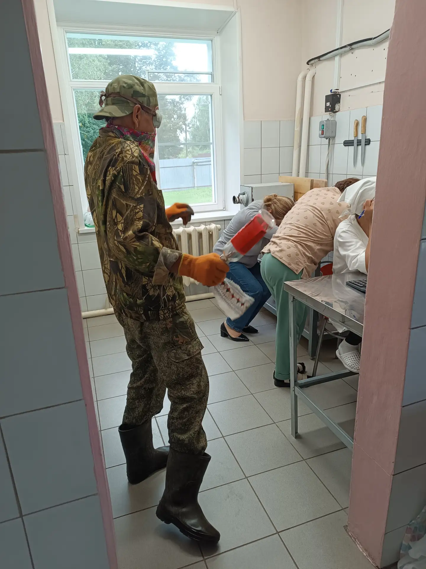 🛡 Учебная тренировка в нашем детском саду.