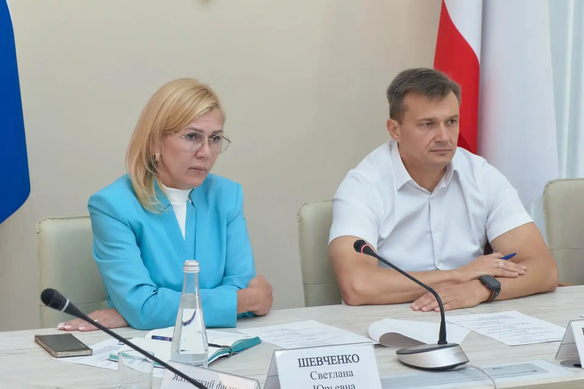 Провели еженедельное аппаратное совещание совместно с депутатом Государственного Совета...