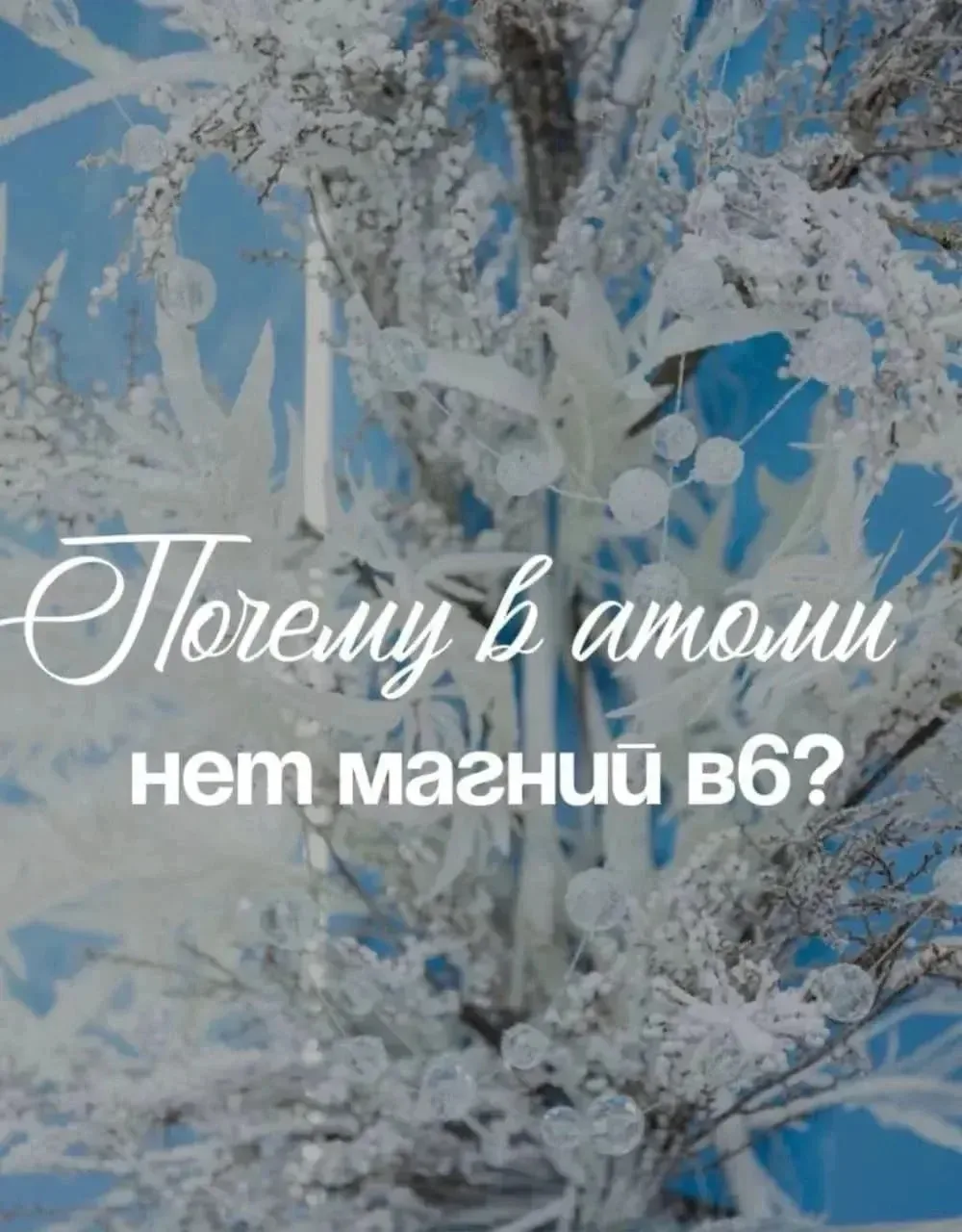 🟠Почему у Atomy нет отдельного БАДа «Магний B6»?