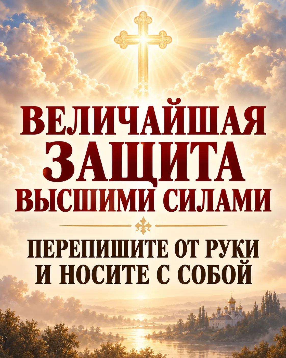 Эту защиту переписывают от руки и постоянно носят при себе. Она обращена к Божественным...