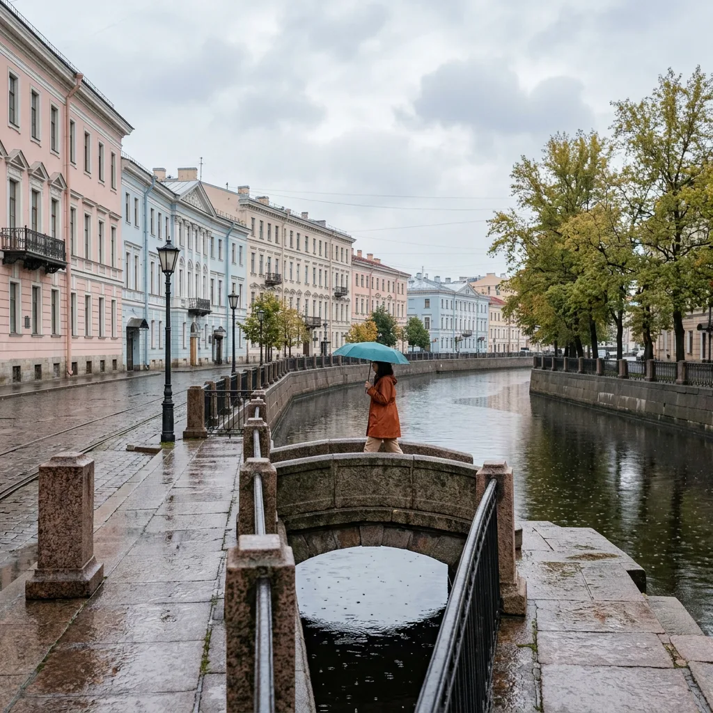 🌧️ Доброе утро, Петербург!