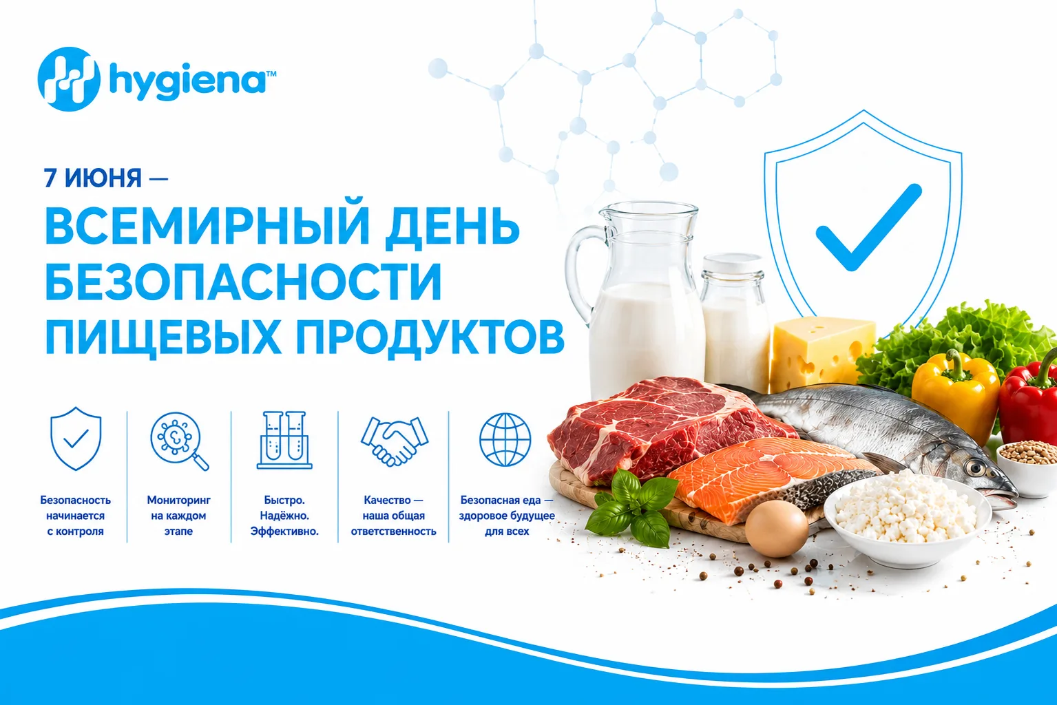 🌍 7 июня - Всемирный день безопасности пищевых продуктов!