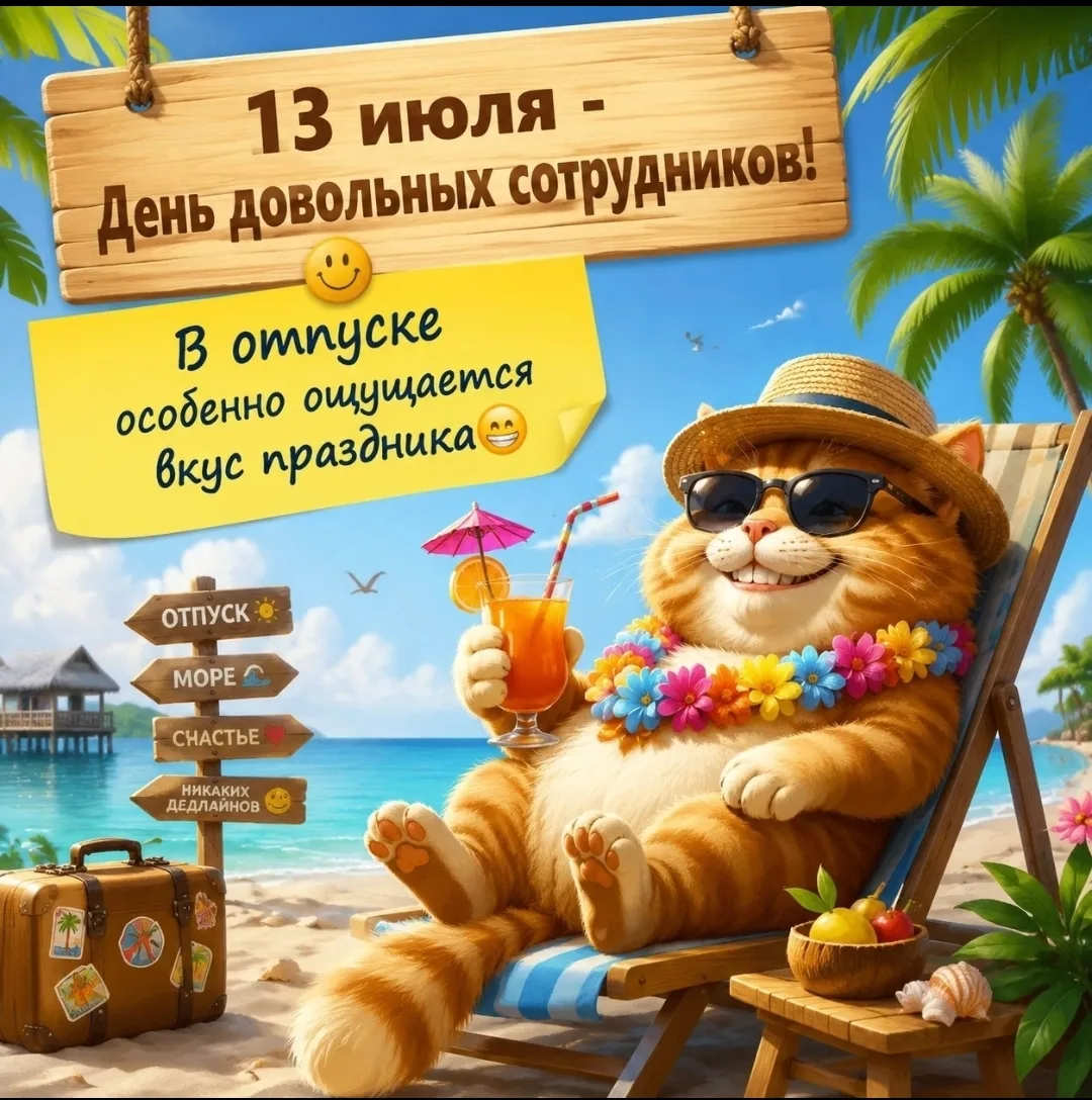🎉 Что ни день — один праздник лучше другого! 🥳

Сегодня — День довольных сотрудников! 💼✨ И это НА