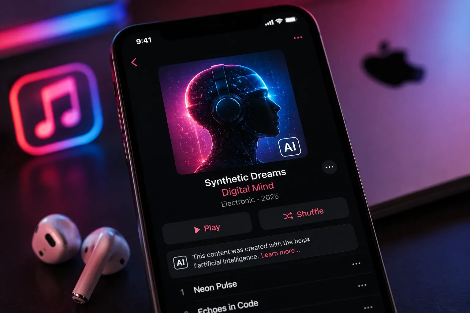 🎧 Apple Music готовит специальную маркировку для ИИ-музыки