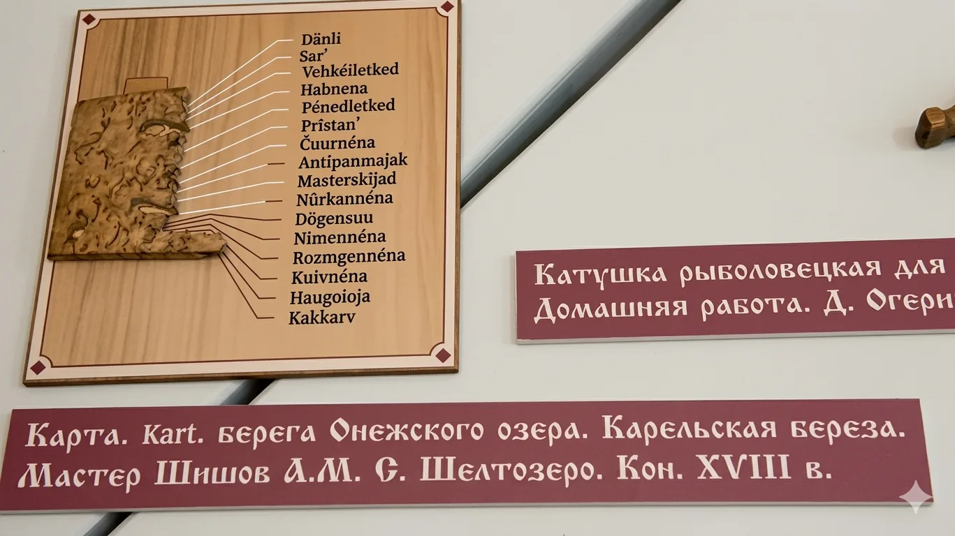 Так сразу и не поймешь, что это карта. С виду — неровный кусок дерева с зарубками и выступами. Можно