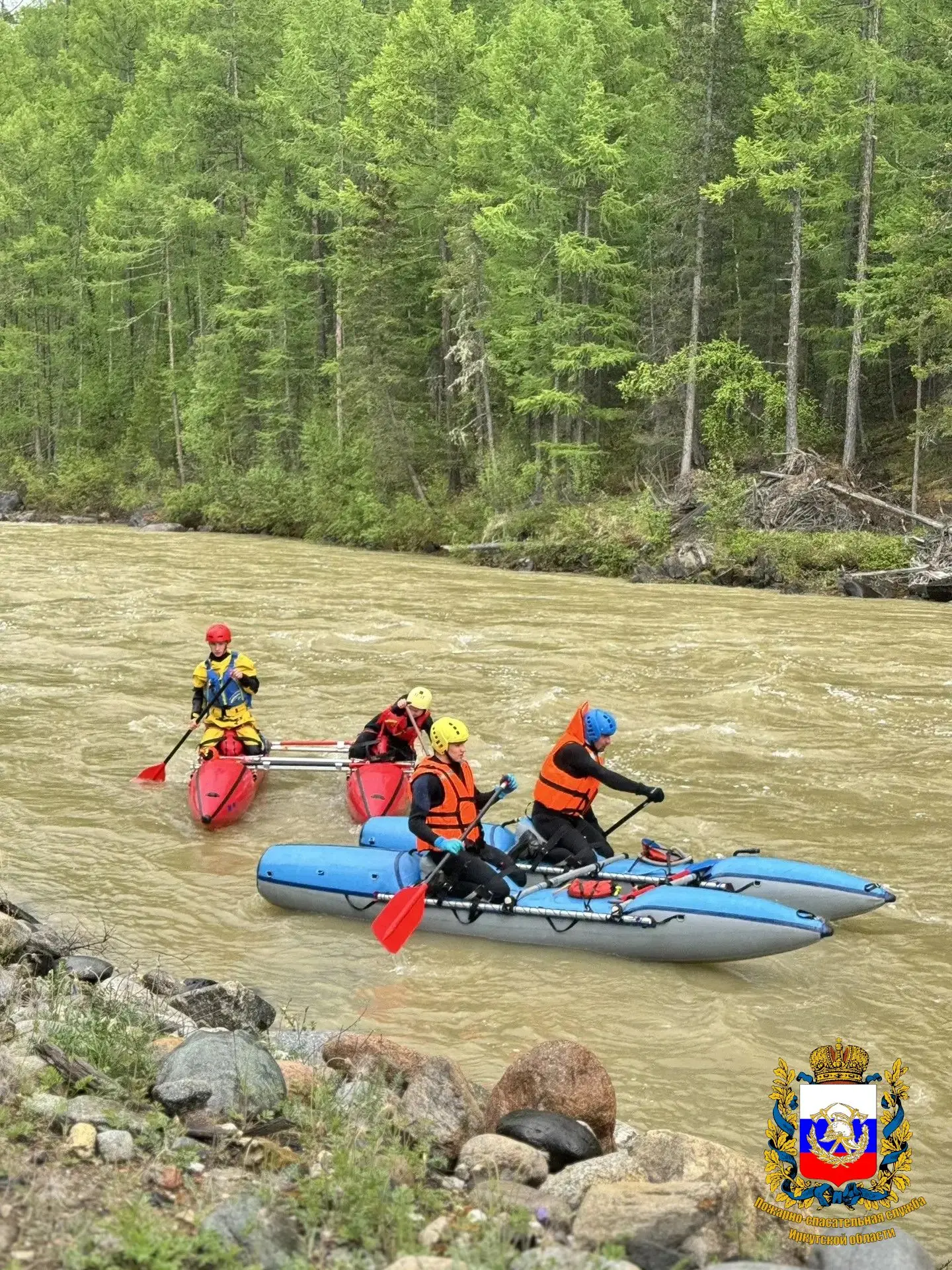 🌊🛶С 12 по 14 июня спасатели Юго-Западного и Южного ПСО приняли участие в учебно‑трени...