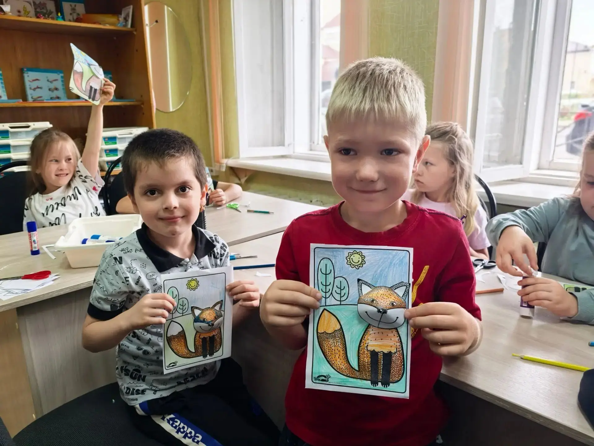 🔶В Доме творчества прошёл волшебный мастер-класс «Сказочная лисичка» для ребят из детс...