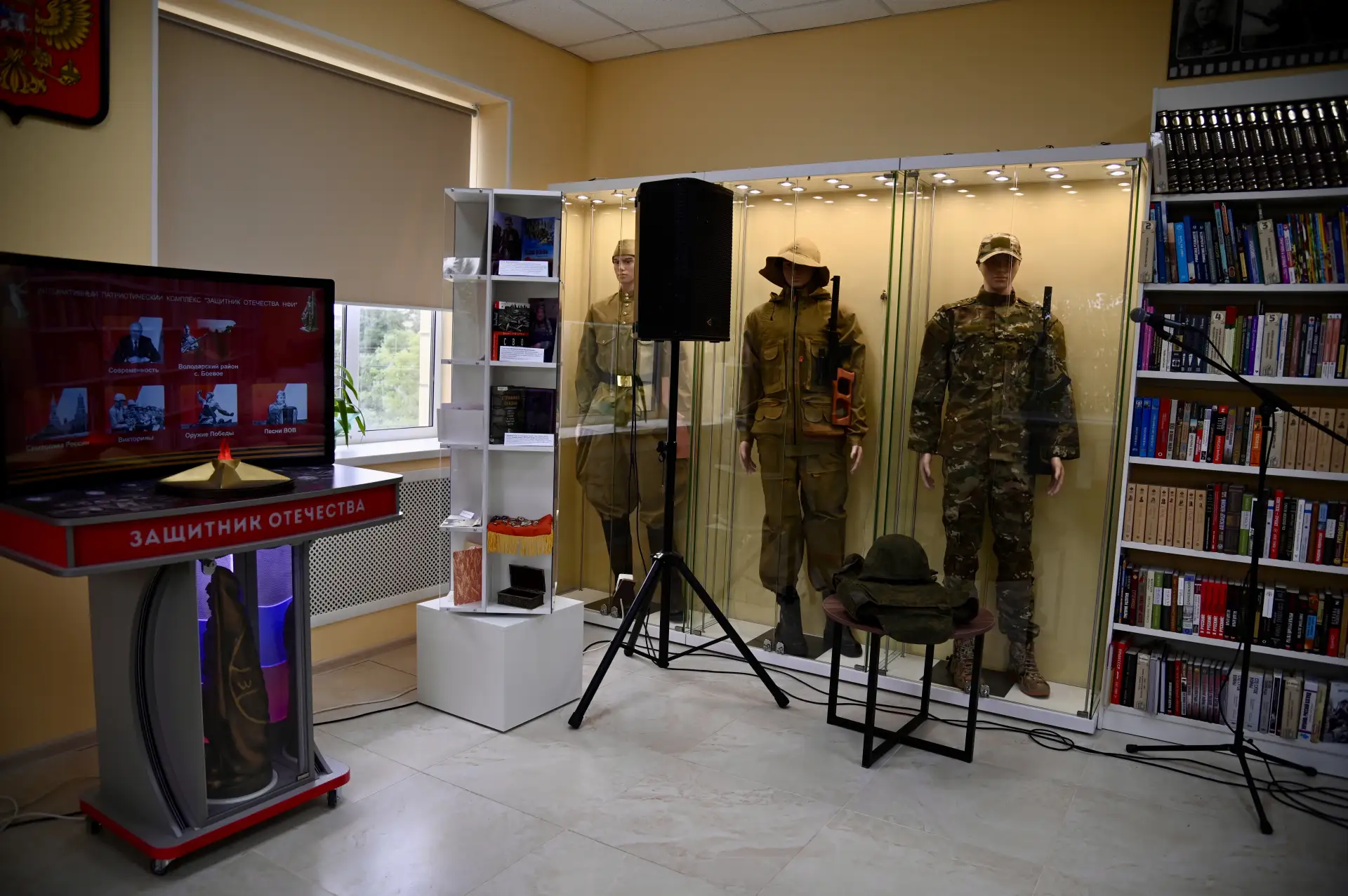 Первая сельская модельная библиотека открылась в селе Боевое Володарского муниципальног...