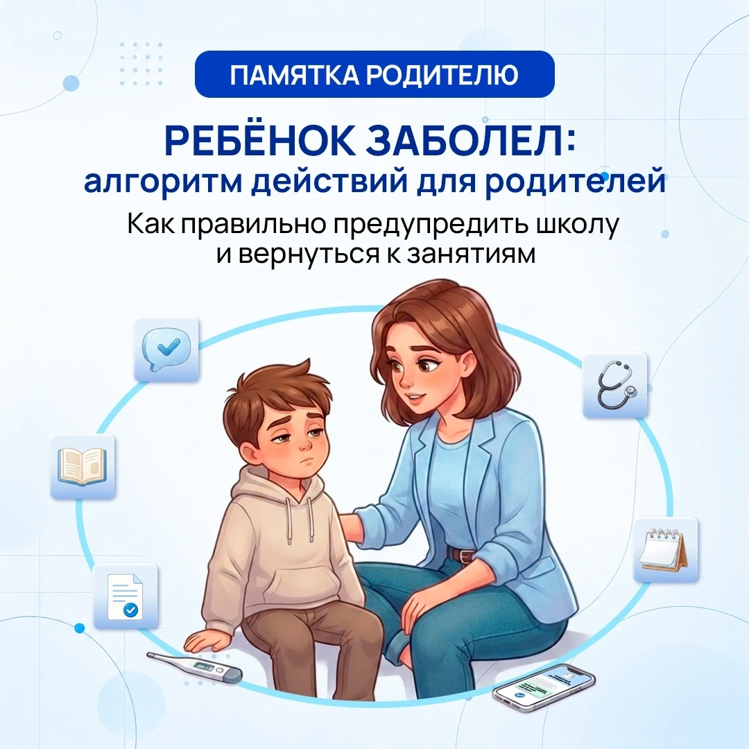 Инструкции для родителей: Что делать, если ребенок заболел: алгоритм действий