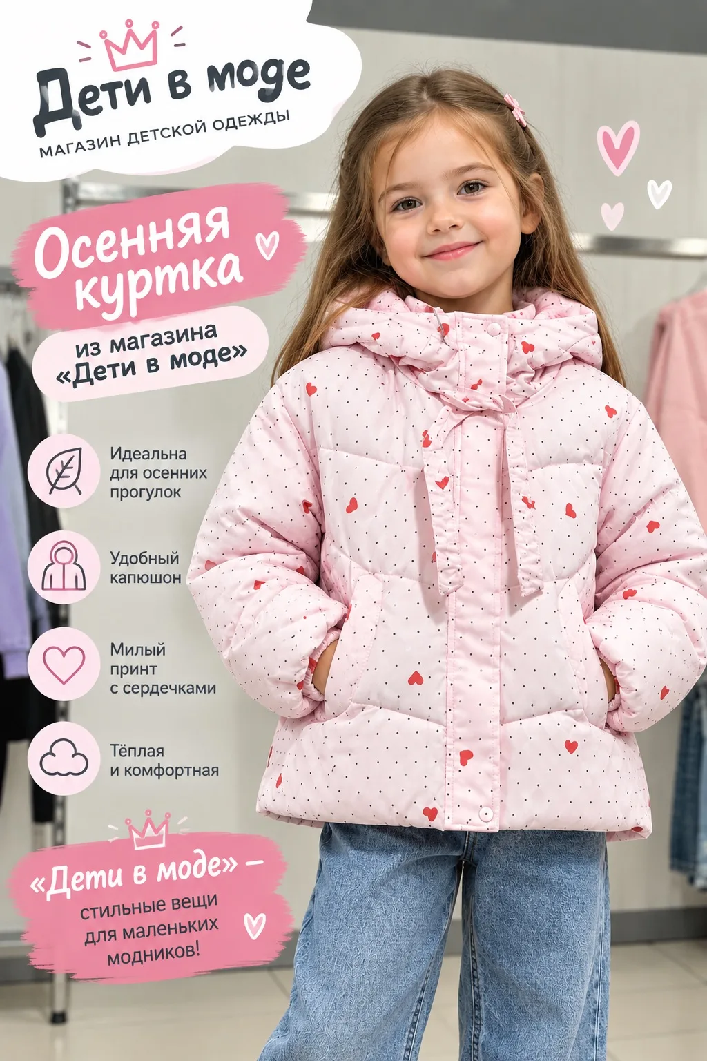 🍂 Осенняя куртка от магазина «Дети в моде» 🍂