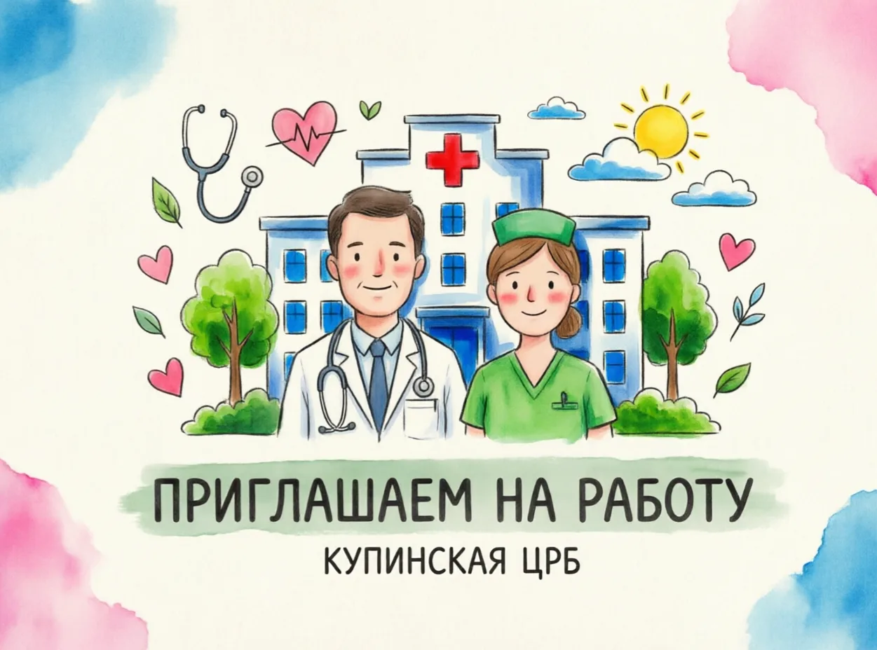 🏥 КУПИНСКАЯ ЦЕНТРАЛЬНАЯ РАЙОННАЯ БОЛЬНИЦА ПРИГЛАШАЕТ НА РАБОТУ!