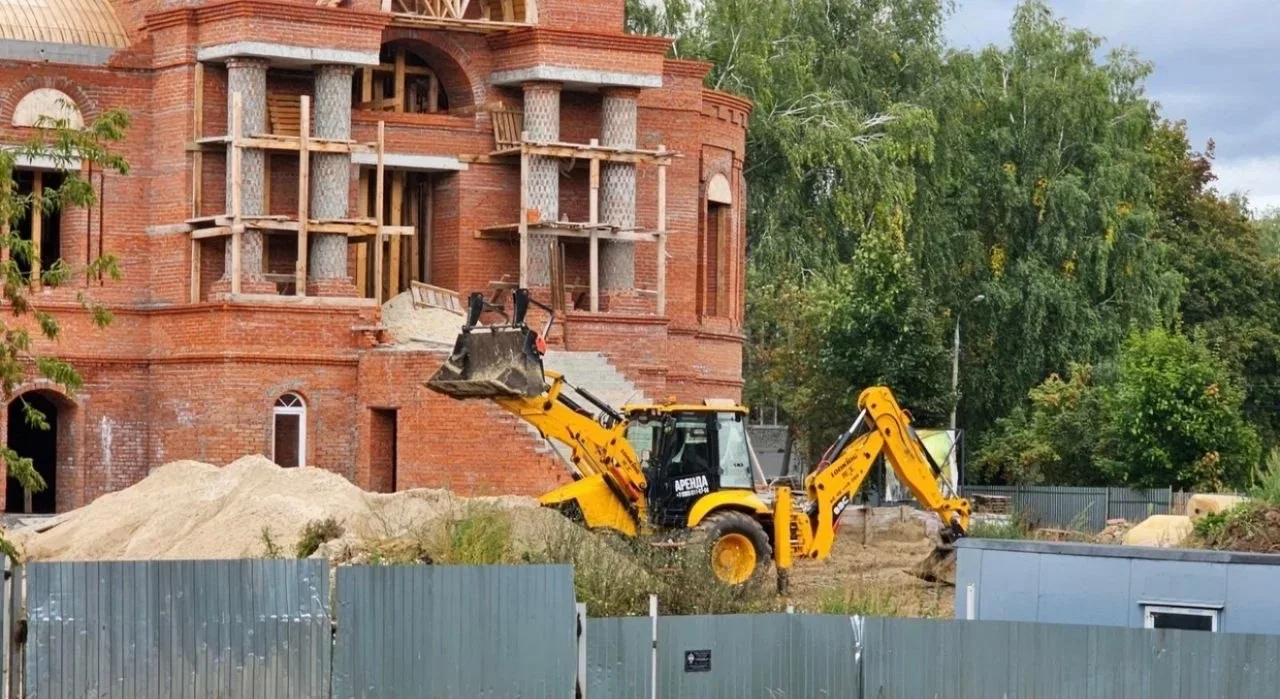Строительство Филаретовского храма в Колычево
