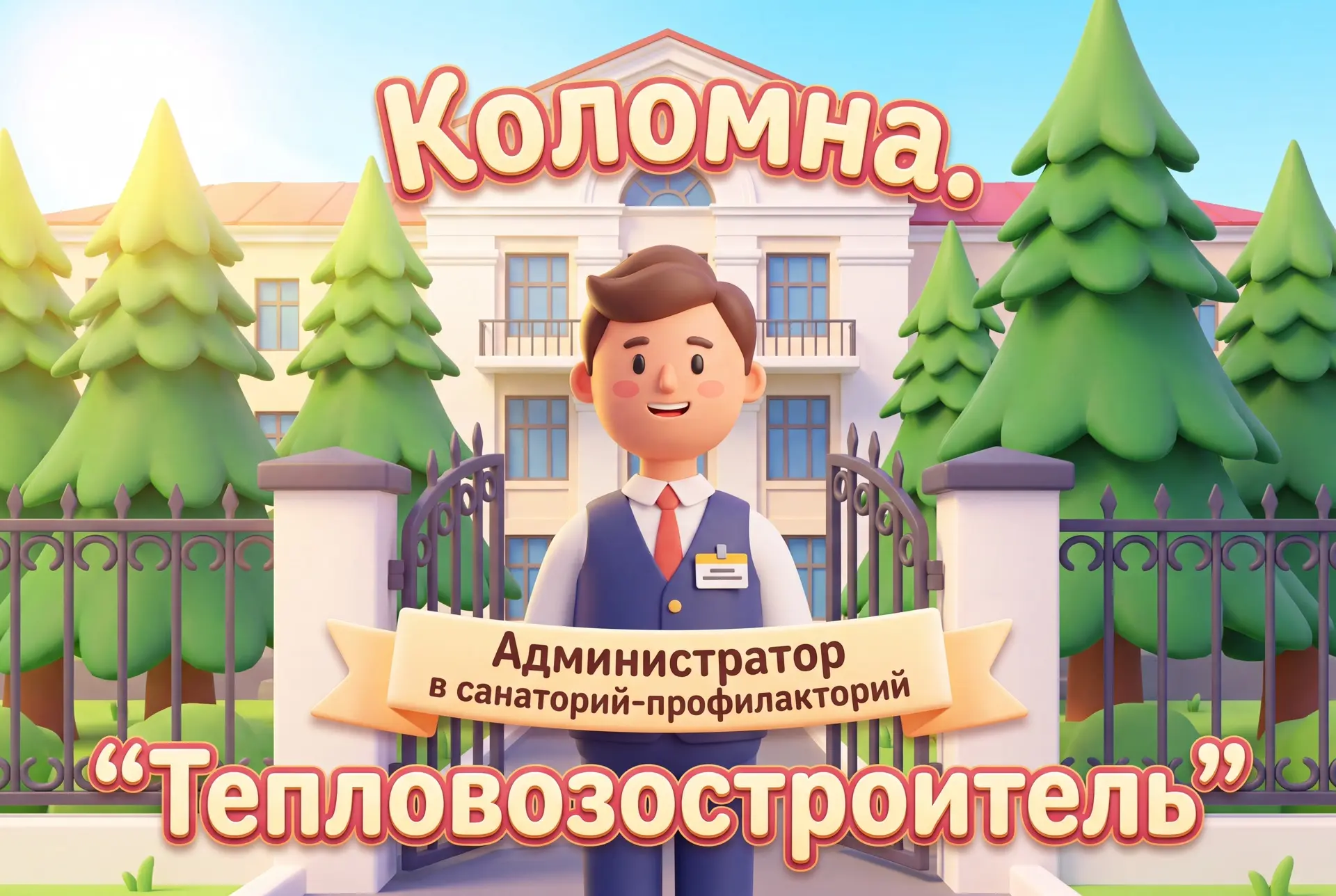 Коломна. Администратор в санаторий-профилакторий «Тепловозостроитель»