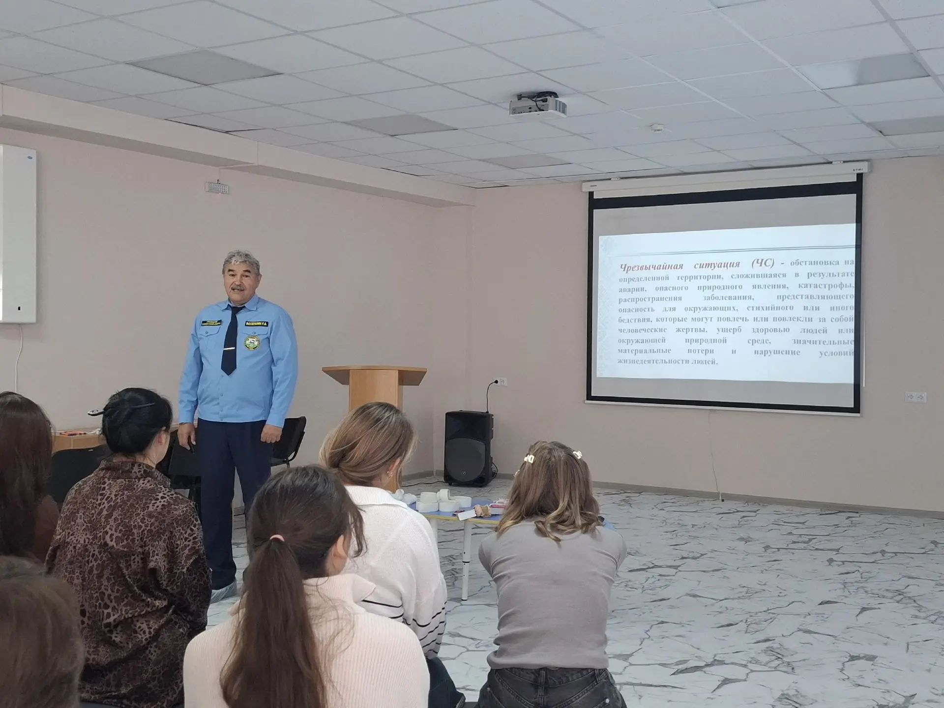 В СОШ «Баярд» прошел познавательный урок по безопасности