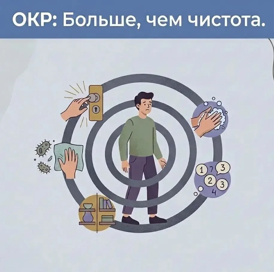 ⛔️ОКР: Это не про любовь к чистоте. Это про ловушку тревоги.