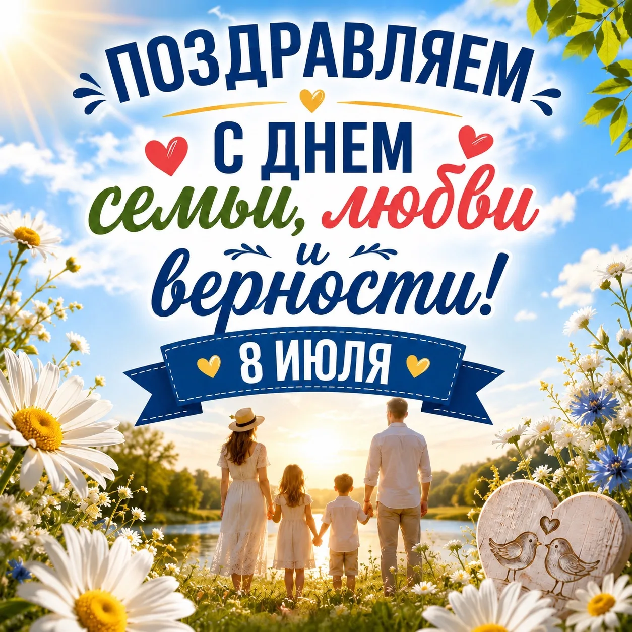 🌸С Днем семьи, любви и верности!

🏡Сегодня, 8 июля, мы отмечаем замечательный праздник — День семь