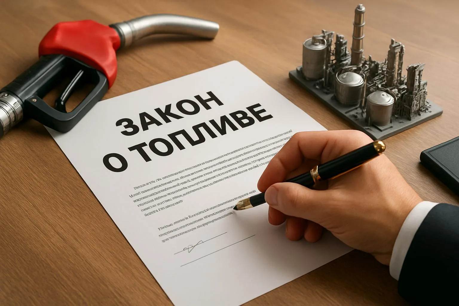 ит изменения в правила производства и импорта бензина, вводит демпферные механизмы и по...