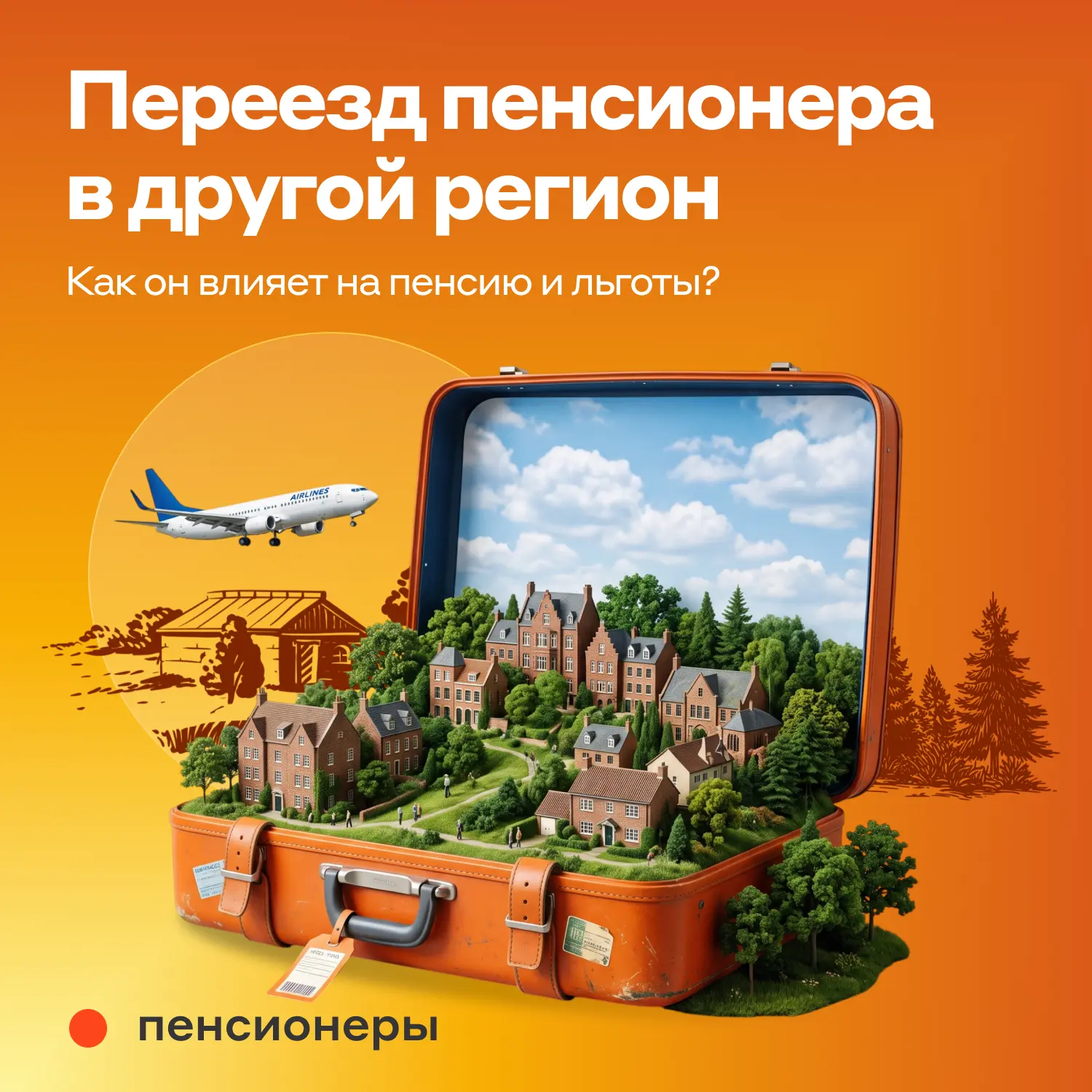 ☝️ Переезд в другой регион может заметно изменить сумму пенсии. При этом её основная ча...