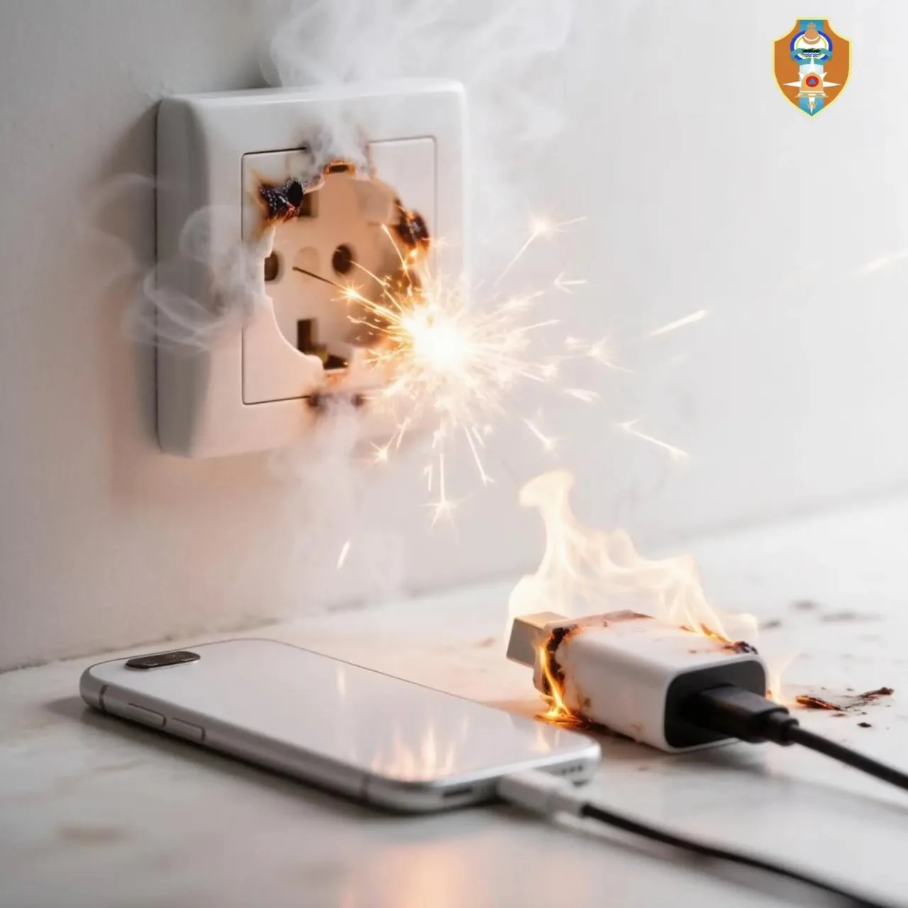 🔥Короткое замыкание зарядного устройства привело к пожару в Иволгинском районе