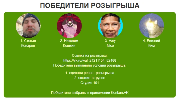 Друзья, с начала нашего конкурса репостов не прошло и суток, а в нём приняло участие уже более сорок