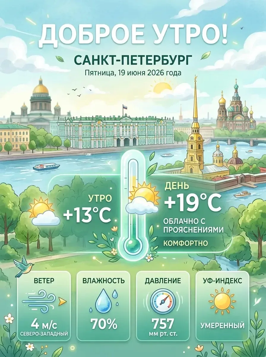 Доброе утро! 
В это полное радостного ожидания выходных утро желаю Вам боевого настроя, повышенной р