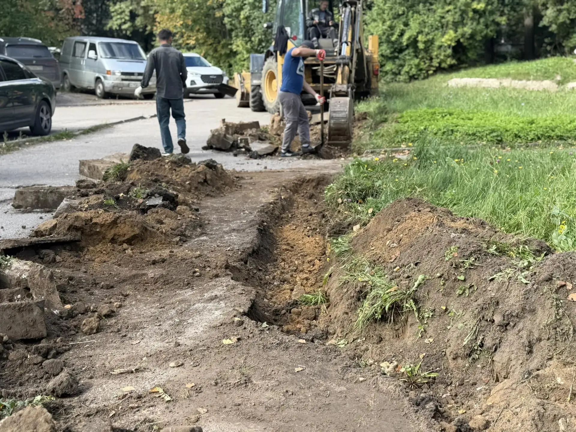 В Обнинске начали ремонтировать проезд Ленина