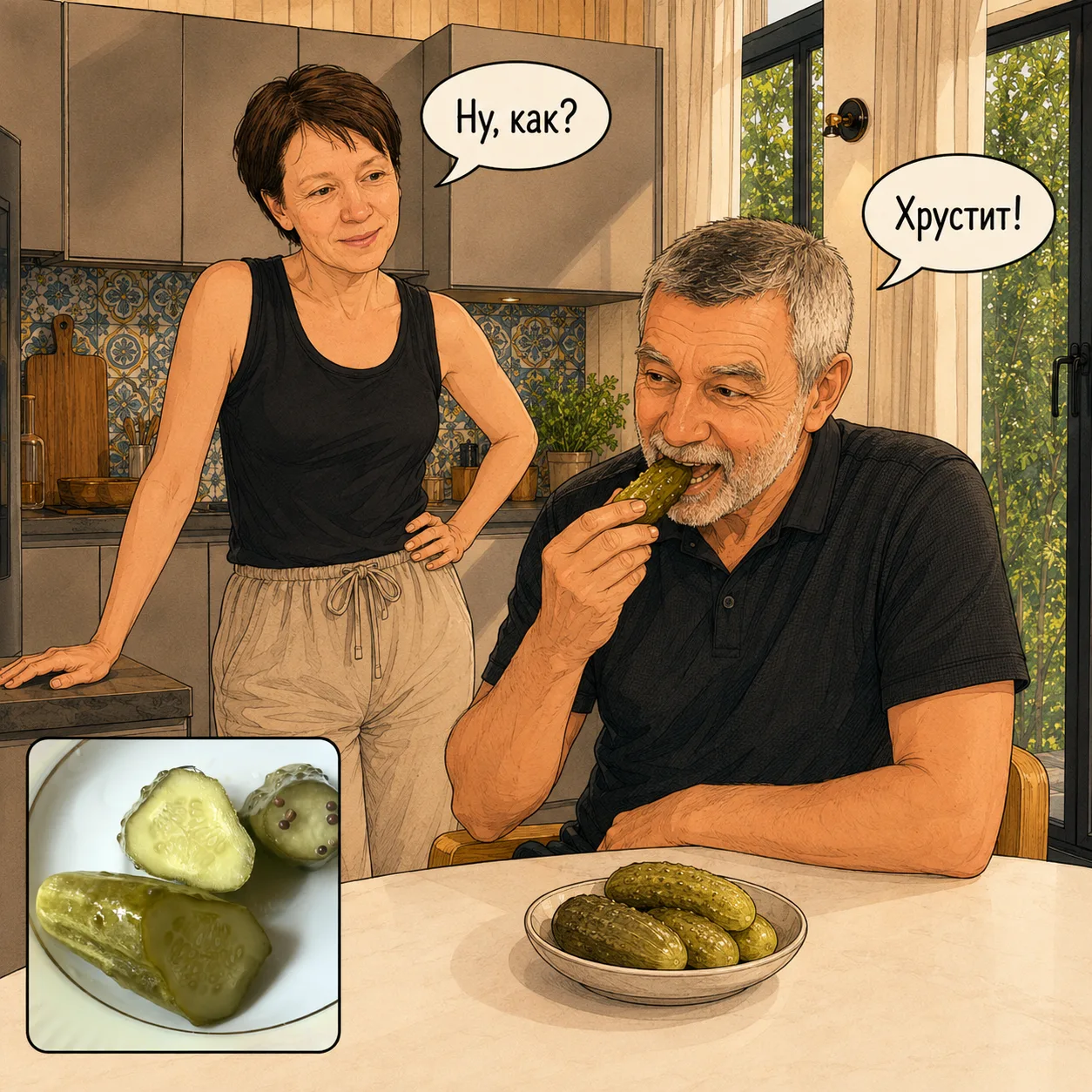 — Ну как? Вкусно?