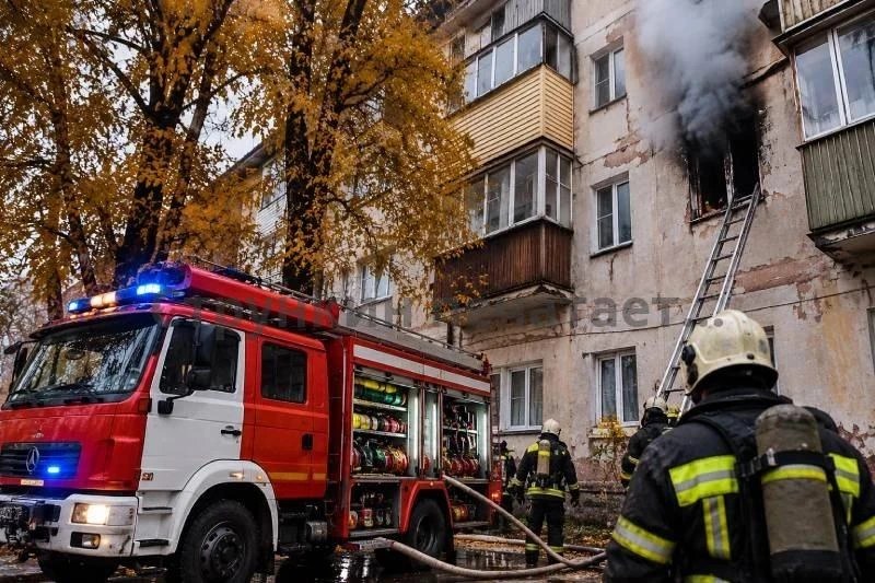 🔥 В Кинешме при пожаре в квартире погибла женщина