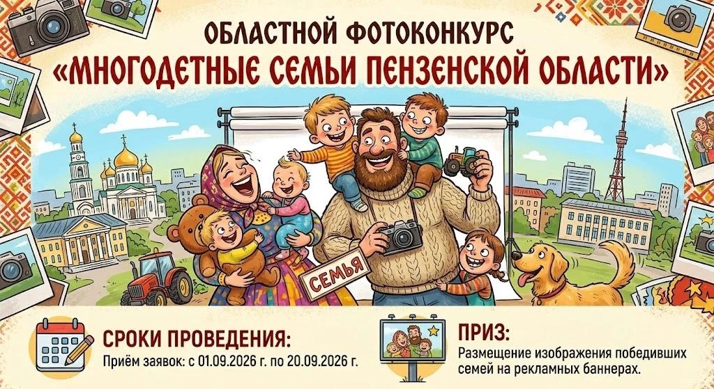 Министерство труда, социальной защиты и демографии Пензенской области объявляет фотокон...