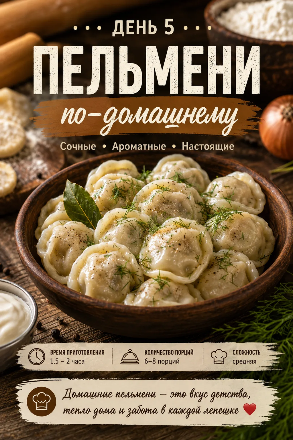 🥟 ПЕЛЬМЕНИ ПО-ДОМАШНЕМУ