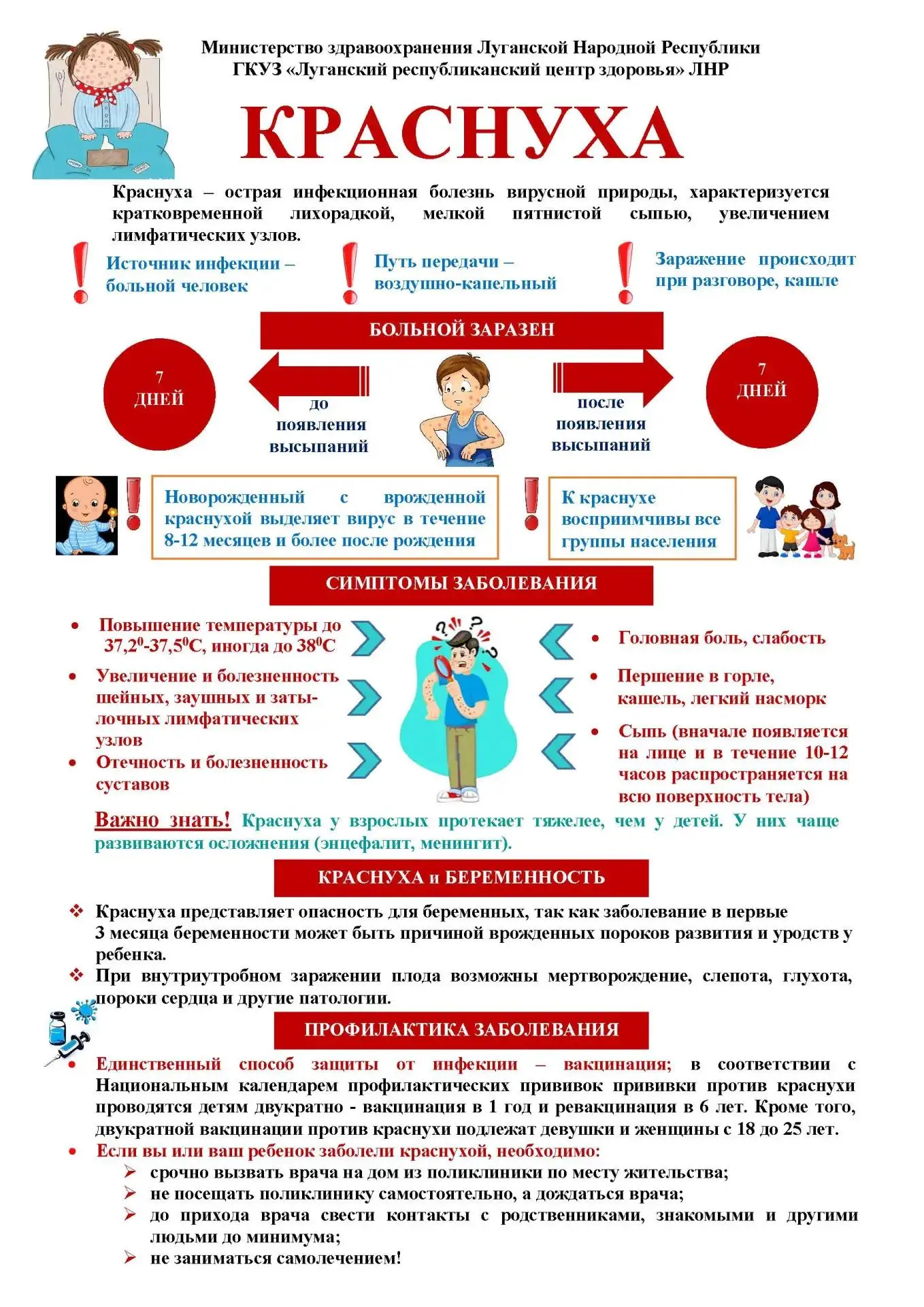 ⚠️ Осторожно: Краснуха!