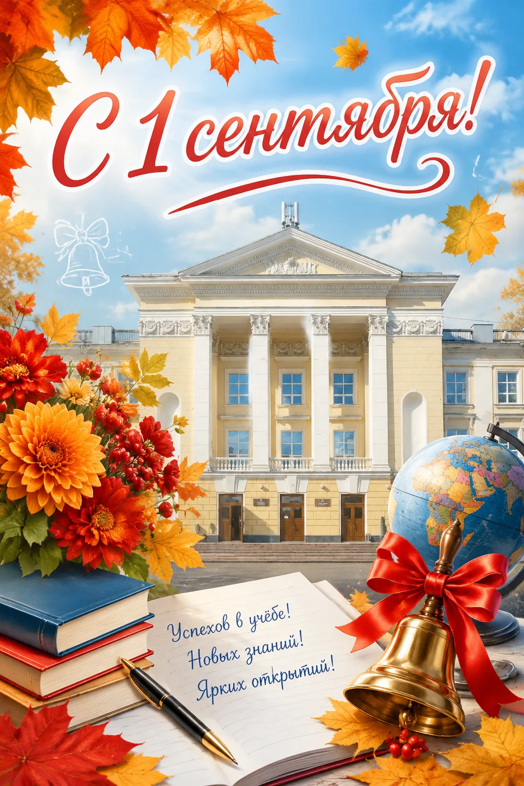 🎉 С Днём знаний, уважаемые педагоги, школьники и родители! 🎉