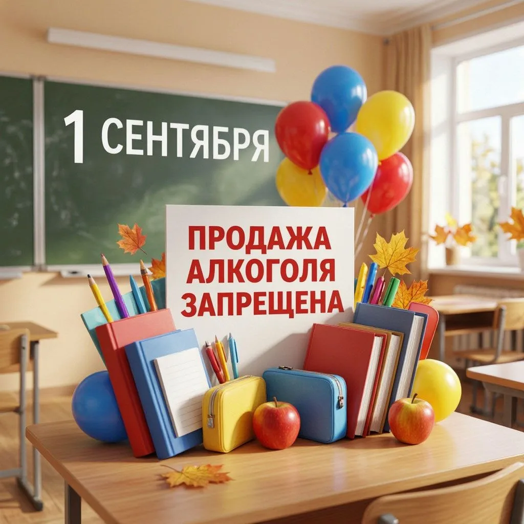 С 1 сентября в Красноярском крае будет запрещено продавать алкоголь в День знаний.