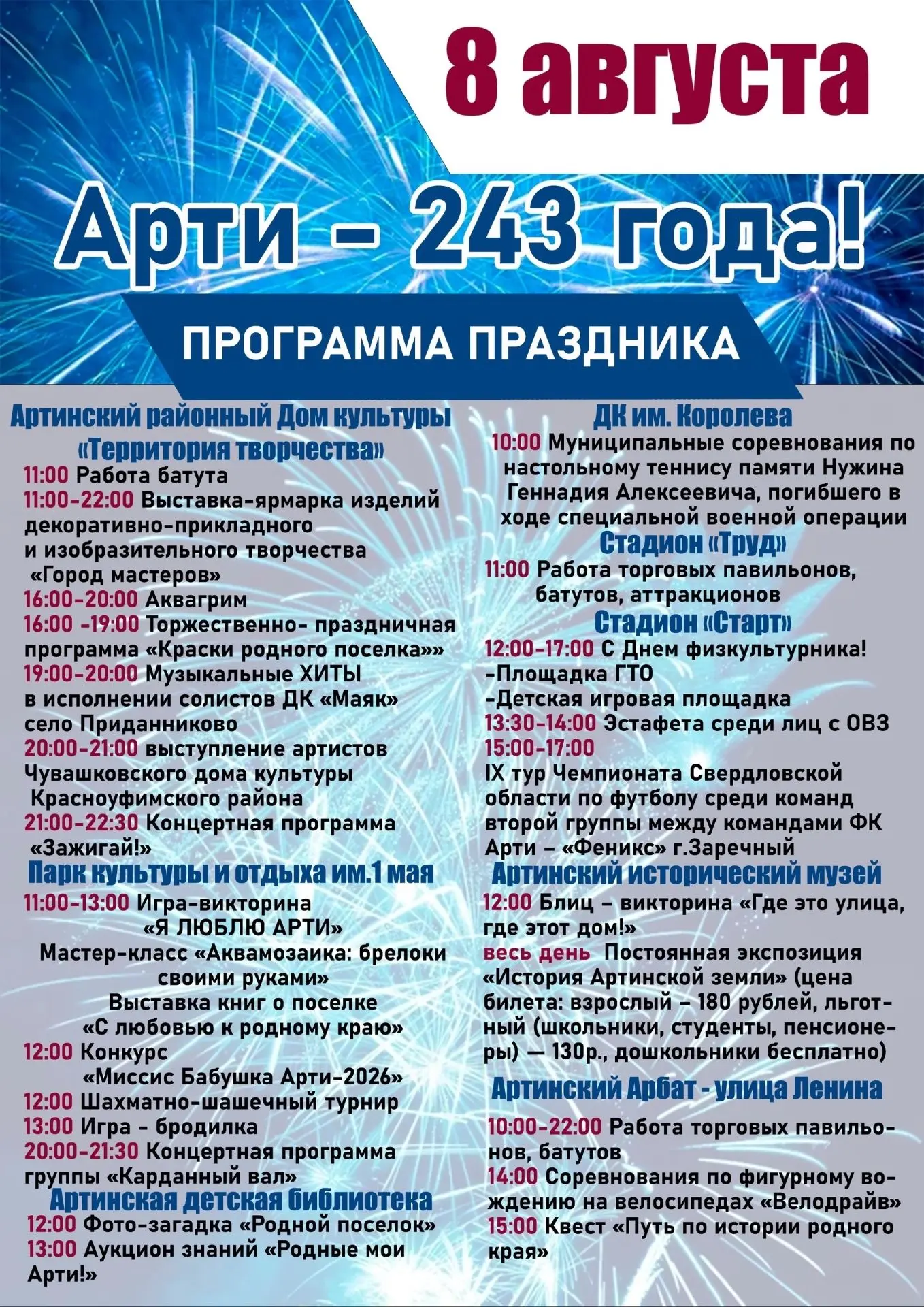 Медиа публикации