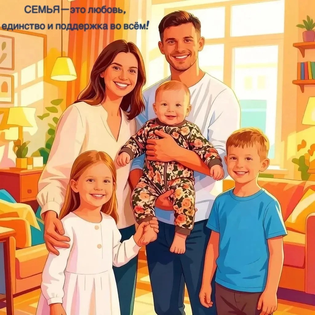 Секрет многодетного счастья: тепло большой семьи 🧑‍🧑‍🧒‍🧒