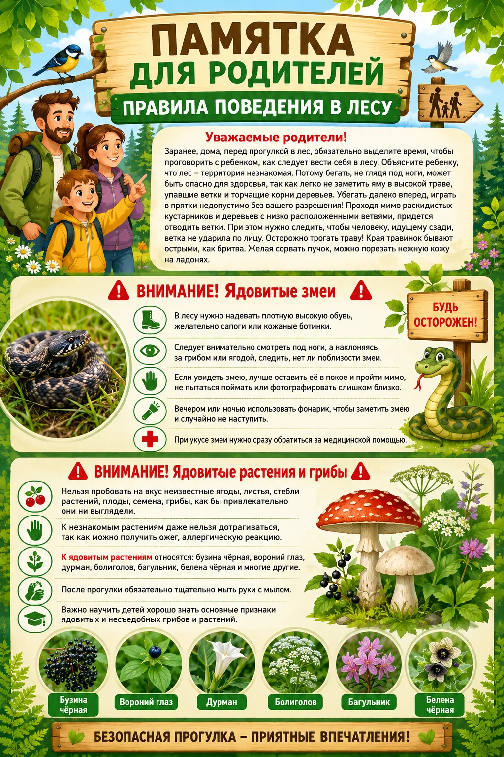 🏕Памятка для родителей "Правила поведения в лесу".

#АленькийЦветочек 
#АленькийЦветочекНоябрьск
#Г