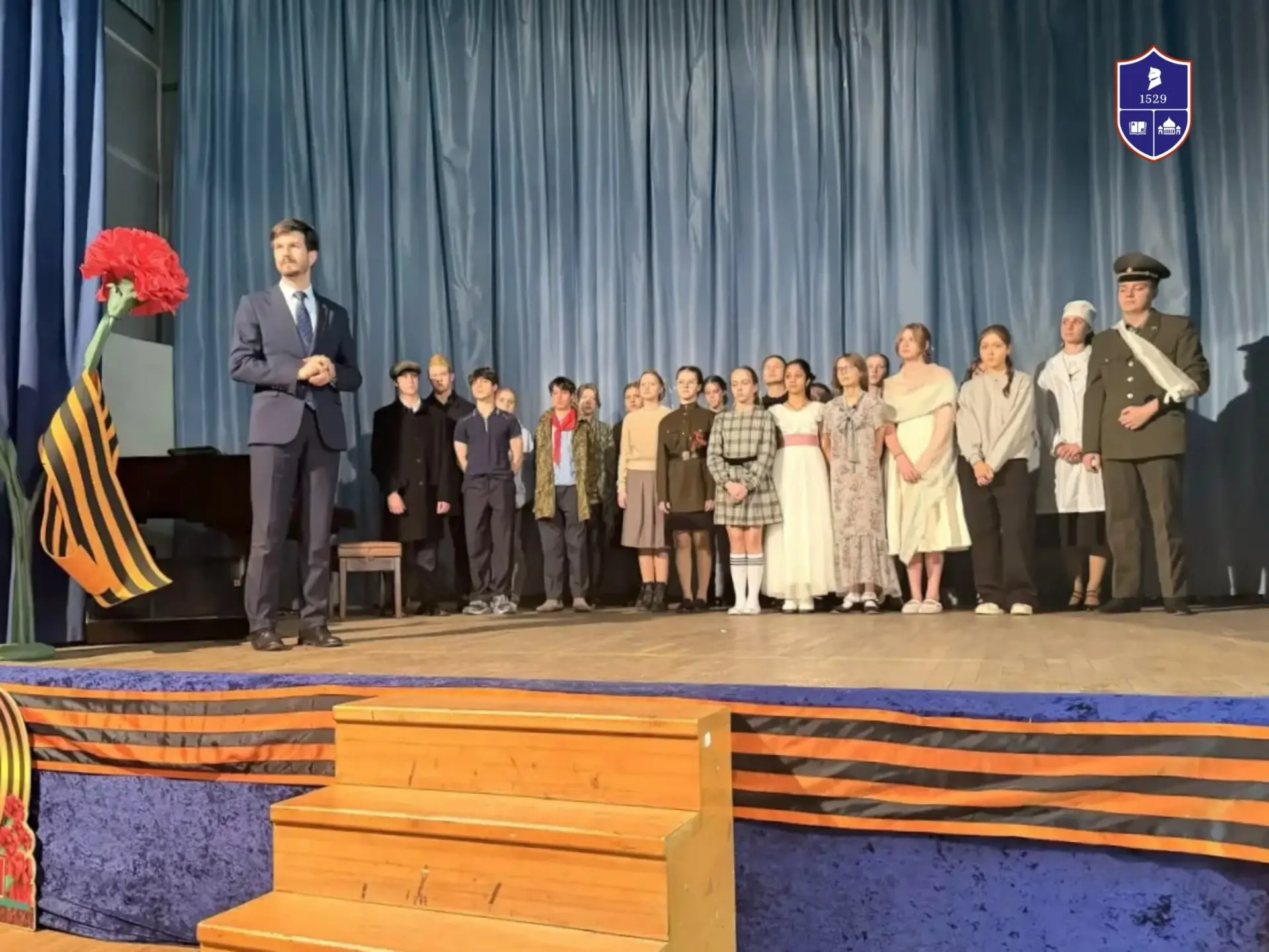 «Мы — дети мирного времени. Но мы обязаны помнить».🕯️  🌟5 мая в в актовом зале школы на 2-м Обыденск