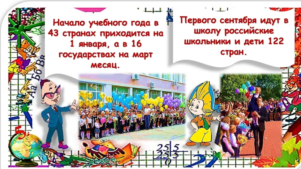 Интересные факты про школу и школьников                                                ...