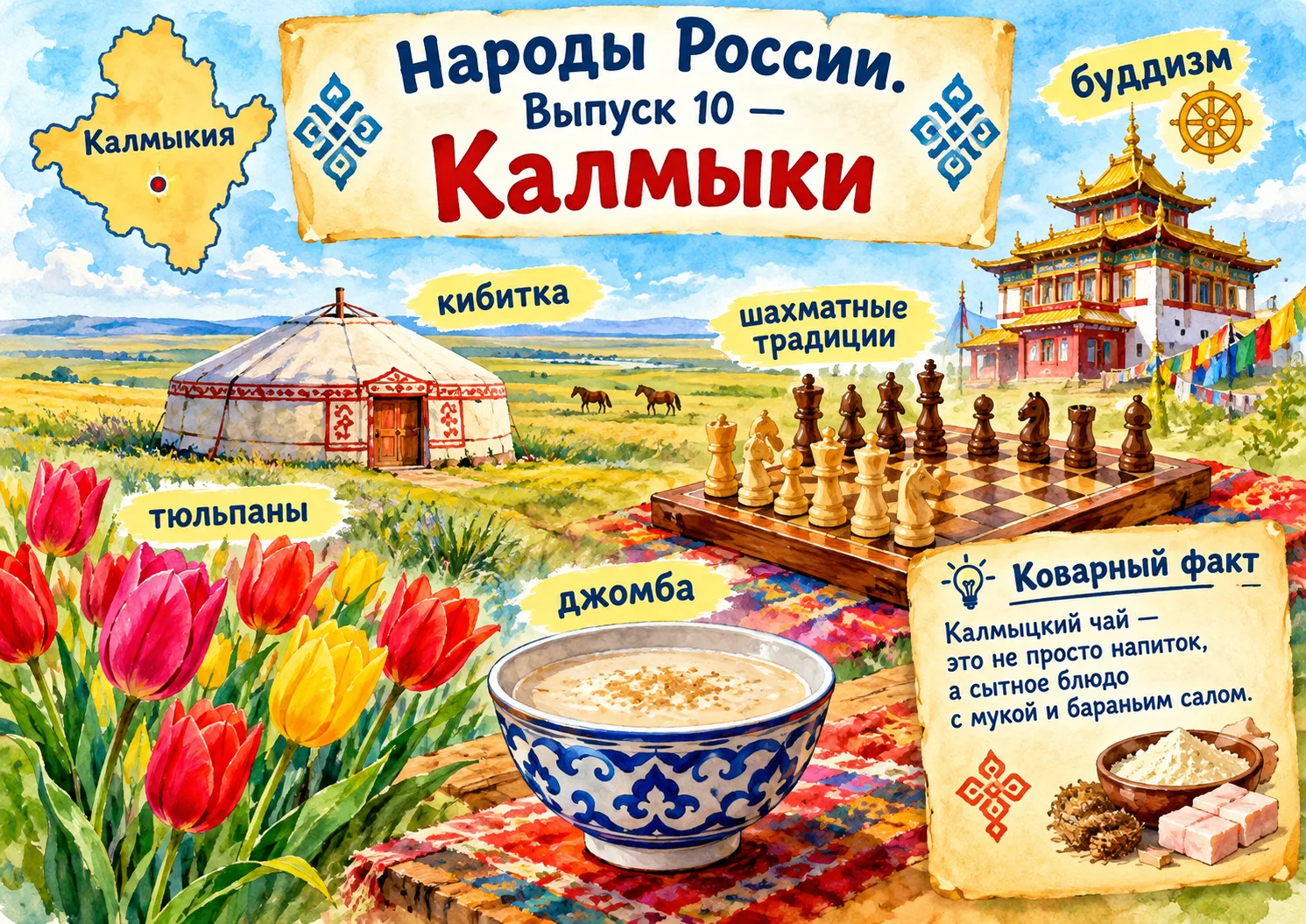 ⭐️Народы России: культура и традиции.🇷🇺