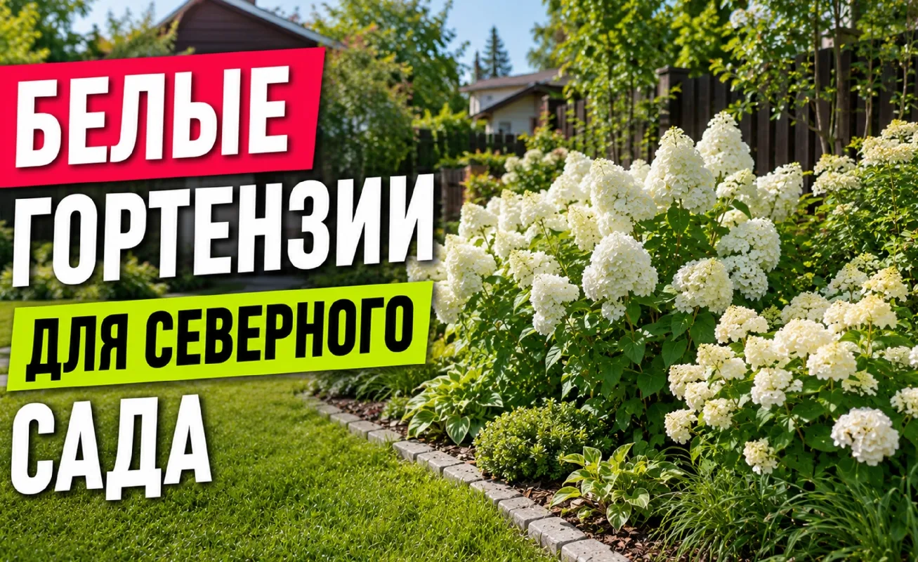 🌸 Гортензия метельчатая: белые сорта для северных садов

Метельчатая гортензия — настоящая находка 