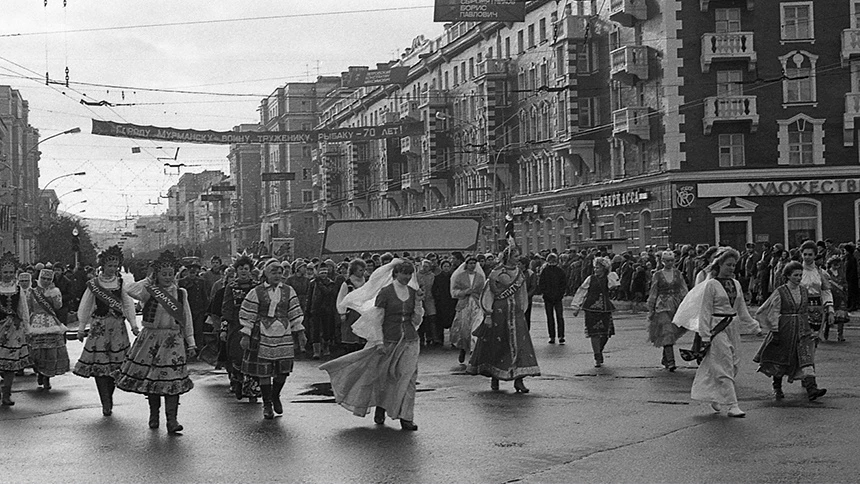 В 1986 году Мурманску, городу-герою, исполнилось 70 лет. Информация взята из источника @ (Мурманск-Р