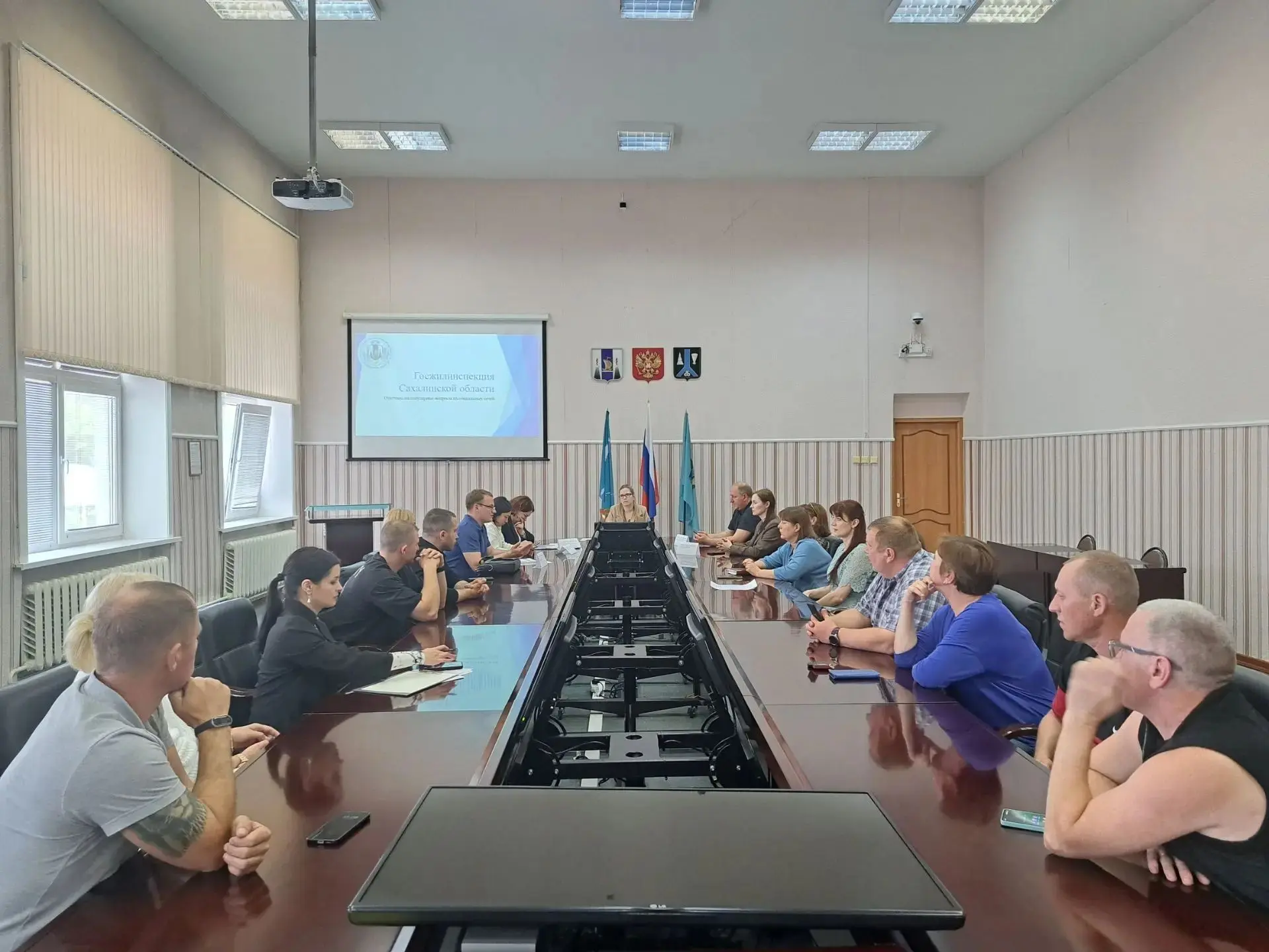 В Тымовском округе прошло совещание представителей министерства ЖКХ, жилищной госинспекции Сахалинск