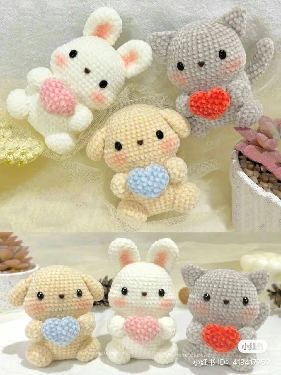 Милые игрушки с сердечком🧶

Мир Вязания | Схемы и Узоры