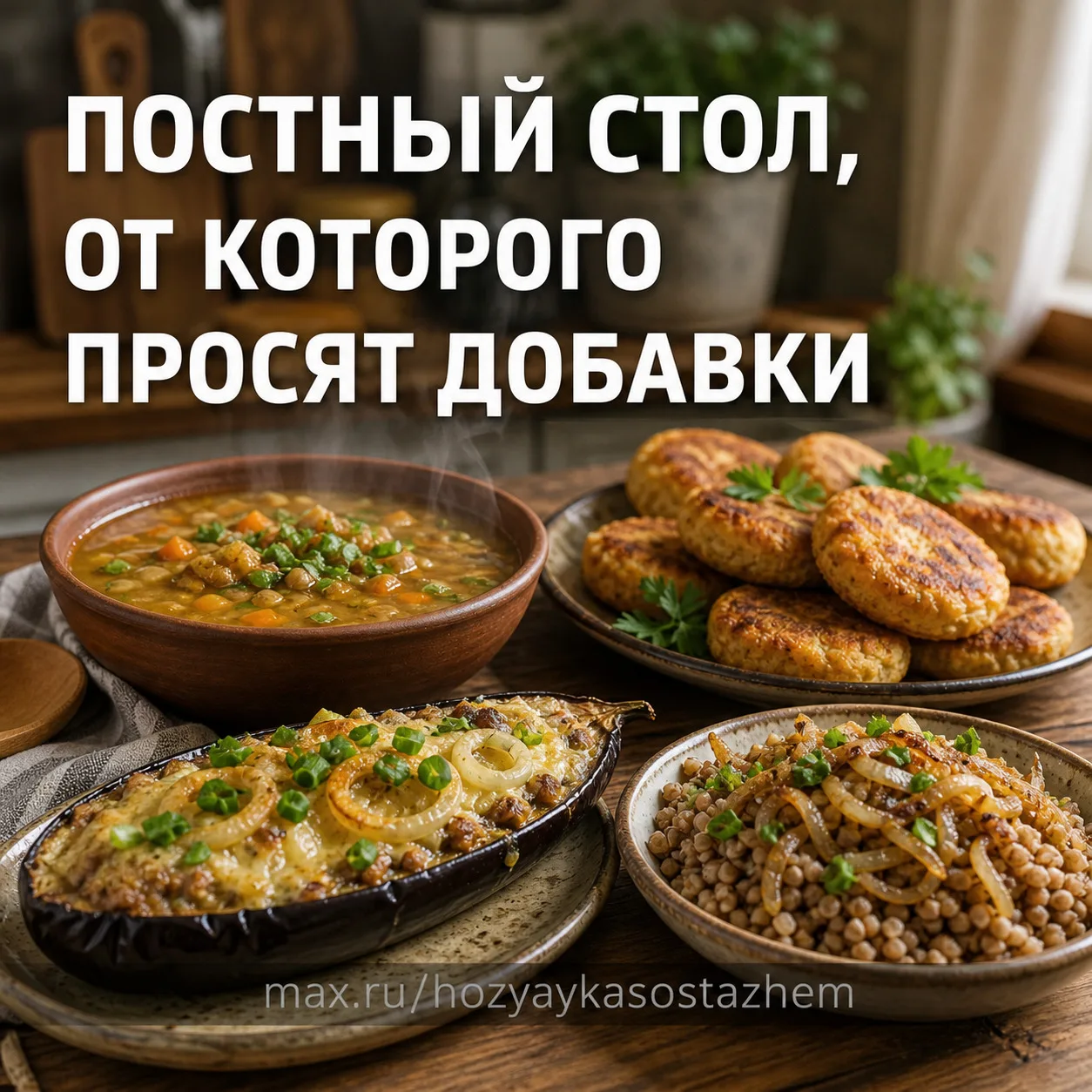 ПОСТНЫЙ СТОЛ, ОТ КОТОРОГО ПРОСЯТ ДОБАВКИ — 7 БЛЮД БЕЗ МЯСА, КОТОРЫЕ ЕДЯТ ДО ДНА  Моя свекровь 40 лет