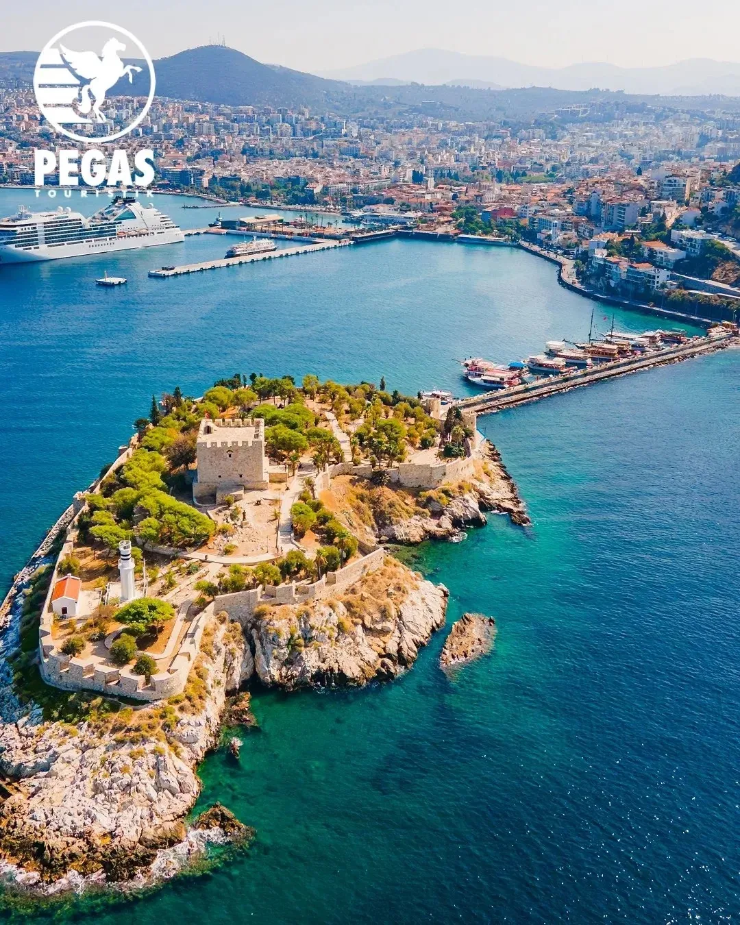 🕊 Кушадасы (Kuşadası) — курортный город на западном побережье Турции, на берегу Эгейск...