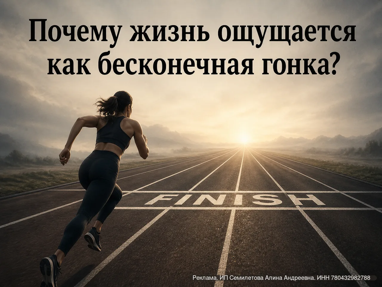 Почему жизнь ощущается как бесконечная гонка?