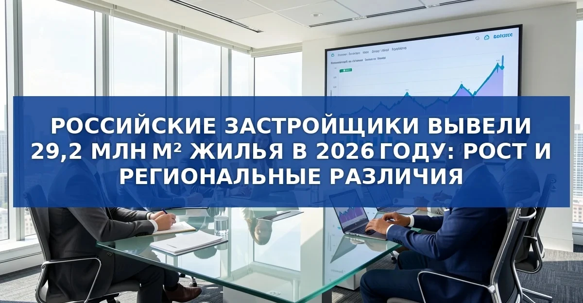 Общий объём вывода жилья